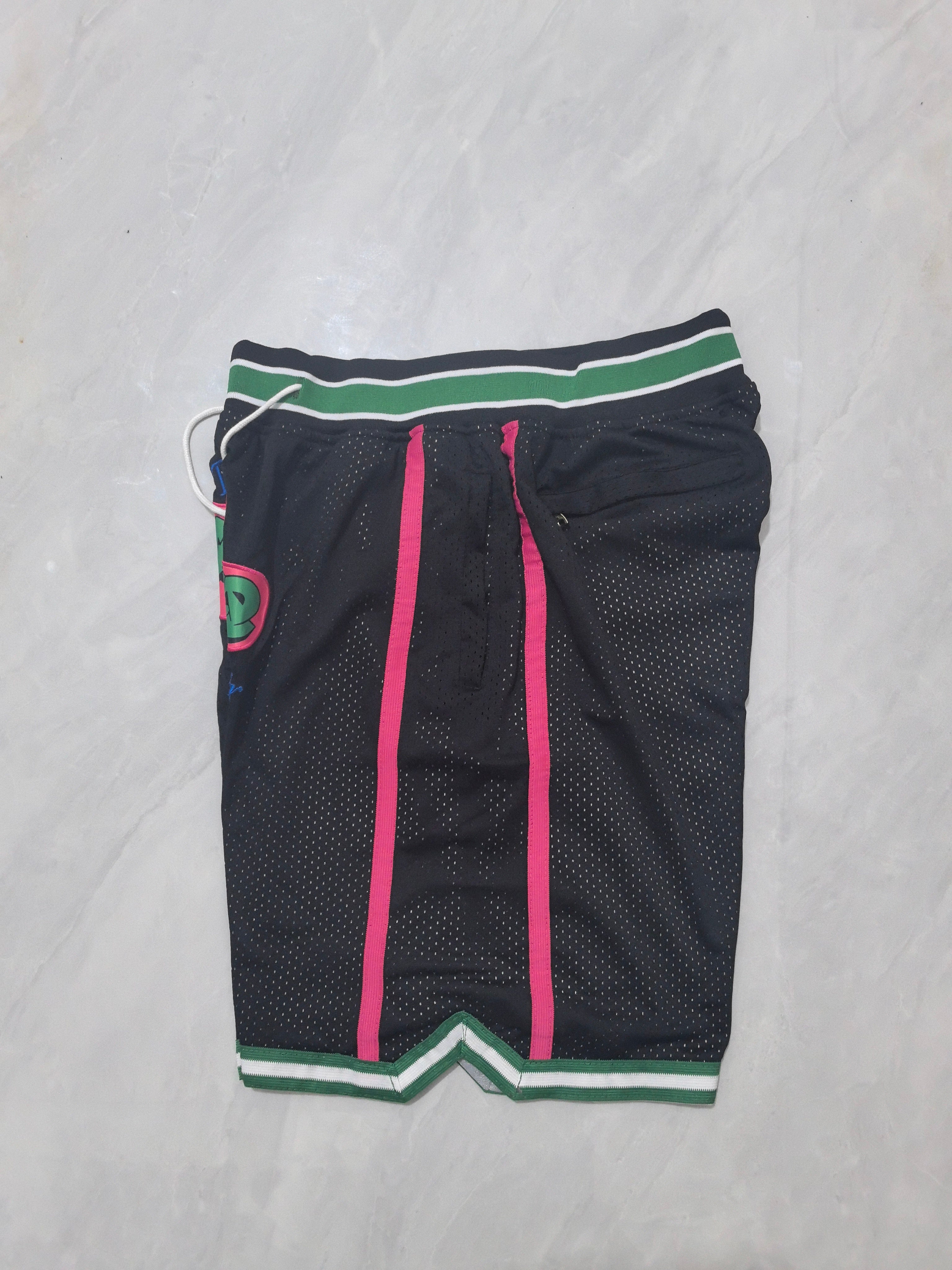 Movie Version Black Pocket Shorts