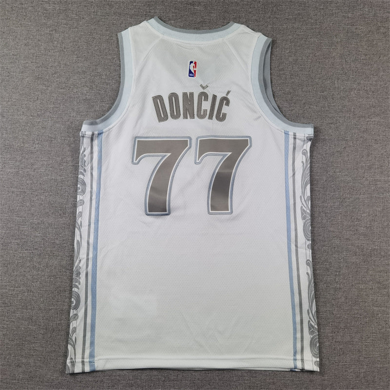 Youth Luka Don?i? Dallas Mavericks #77 City Edition Embroidered  Jersey