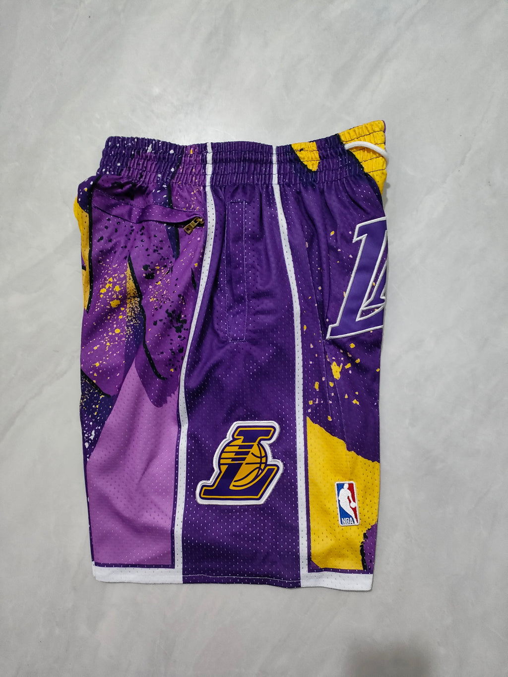 Los Angeles Lakers Purple Swingman Pocket Shorts