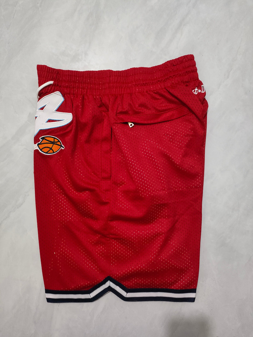 American Olympic Red Pocket Shorts