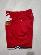 American Olympic Red Pocket Shorts