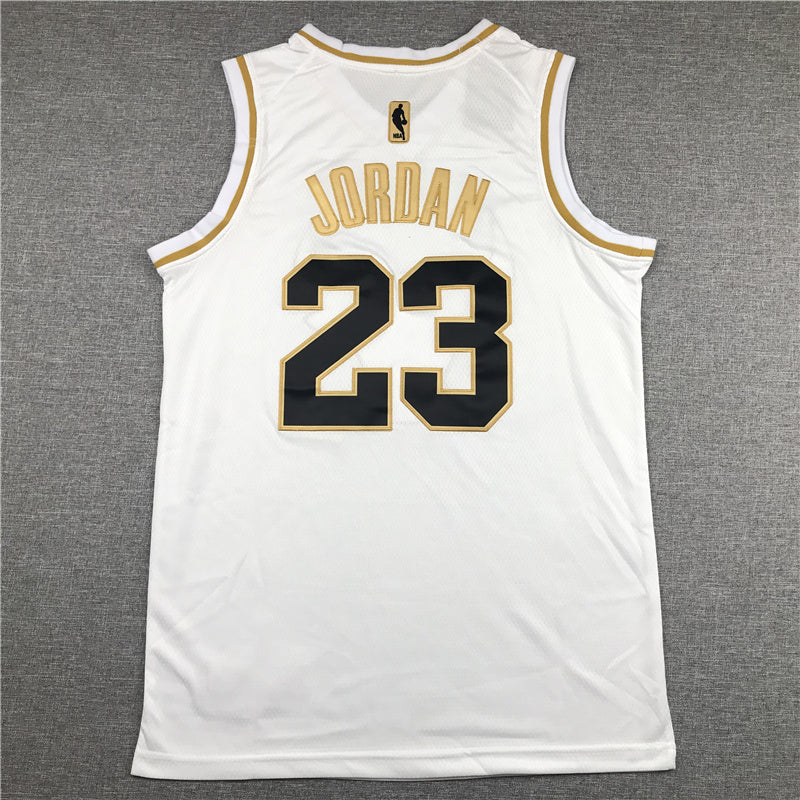 Chicago Bulls Michael Jordan #23 "Platinum" City Edition Swingman Jersey �C Embroidered