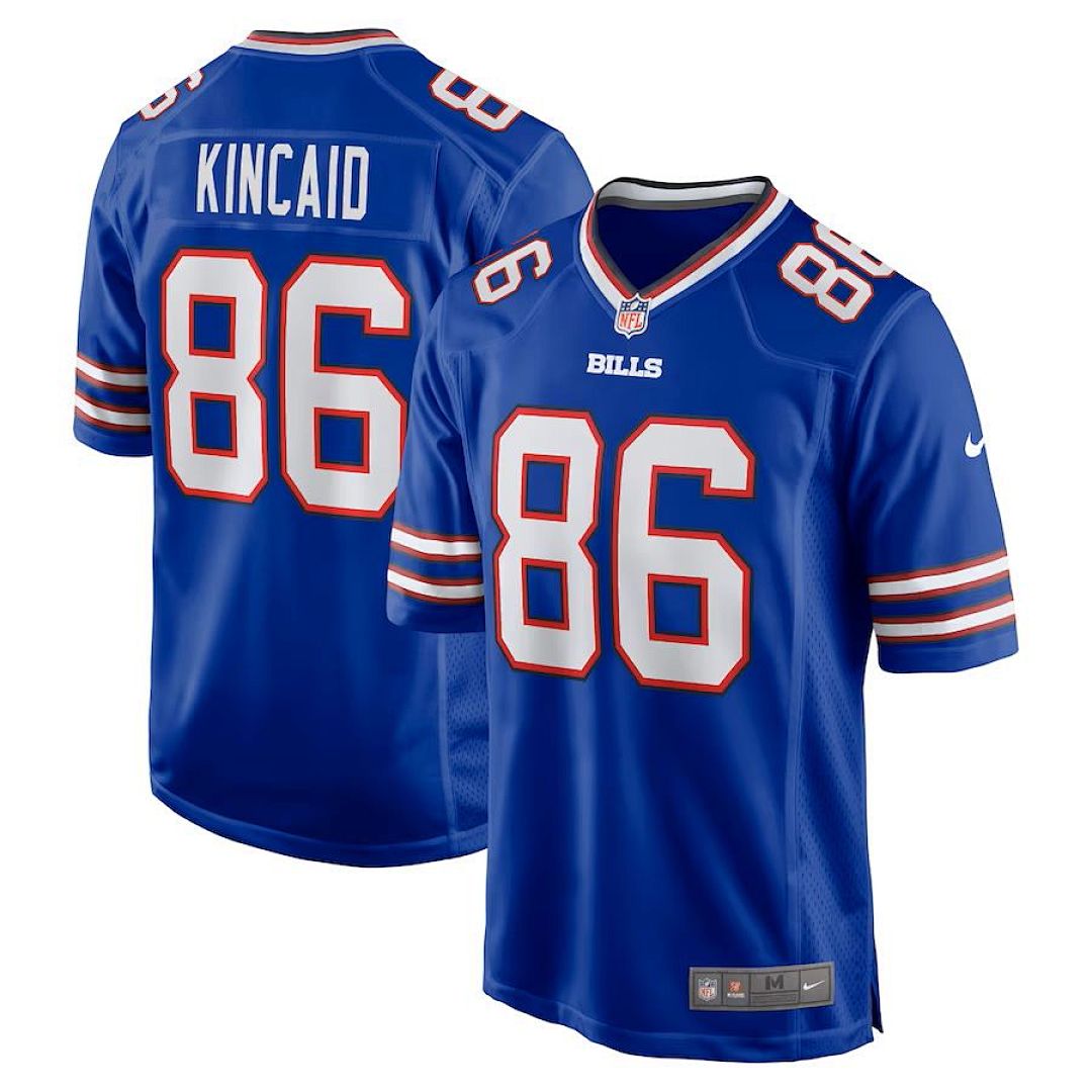 Dalton Kincaid#86 Buffalo Bills blue Jersey