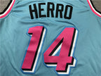 Tyler Herro# 14 Miami Heat  City Edition Swingman Embroidered Jersey