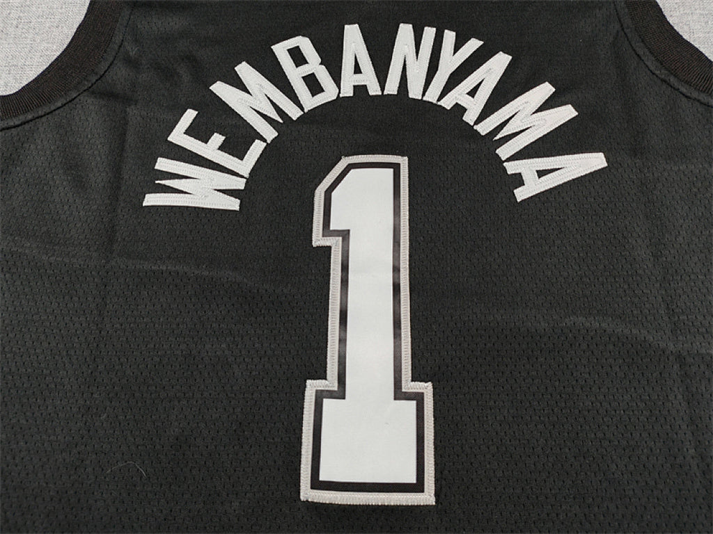 Victor Wembanyama #1 San Antonio Spurs 2026 City Edition Swingman Embroidered Jersey