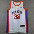 Karl-Anthony Towns#32 New York Knicks 2025 White City Edition Swingman Embroidered Jersey