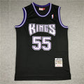 Jason Chandler Williams #55 Sacramento Kings 1998-99 Black Throwback Embroidered Jersey