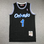 Anfernee  Hardaway#1 Orlando Magic 1993-94 Hardaway Black Edition  Embroidered Jersey