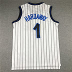 Anfernee Hardaway#1 Orlando Magic 1993-94 Hardaway White Edition  Embroidered Jersey
