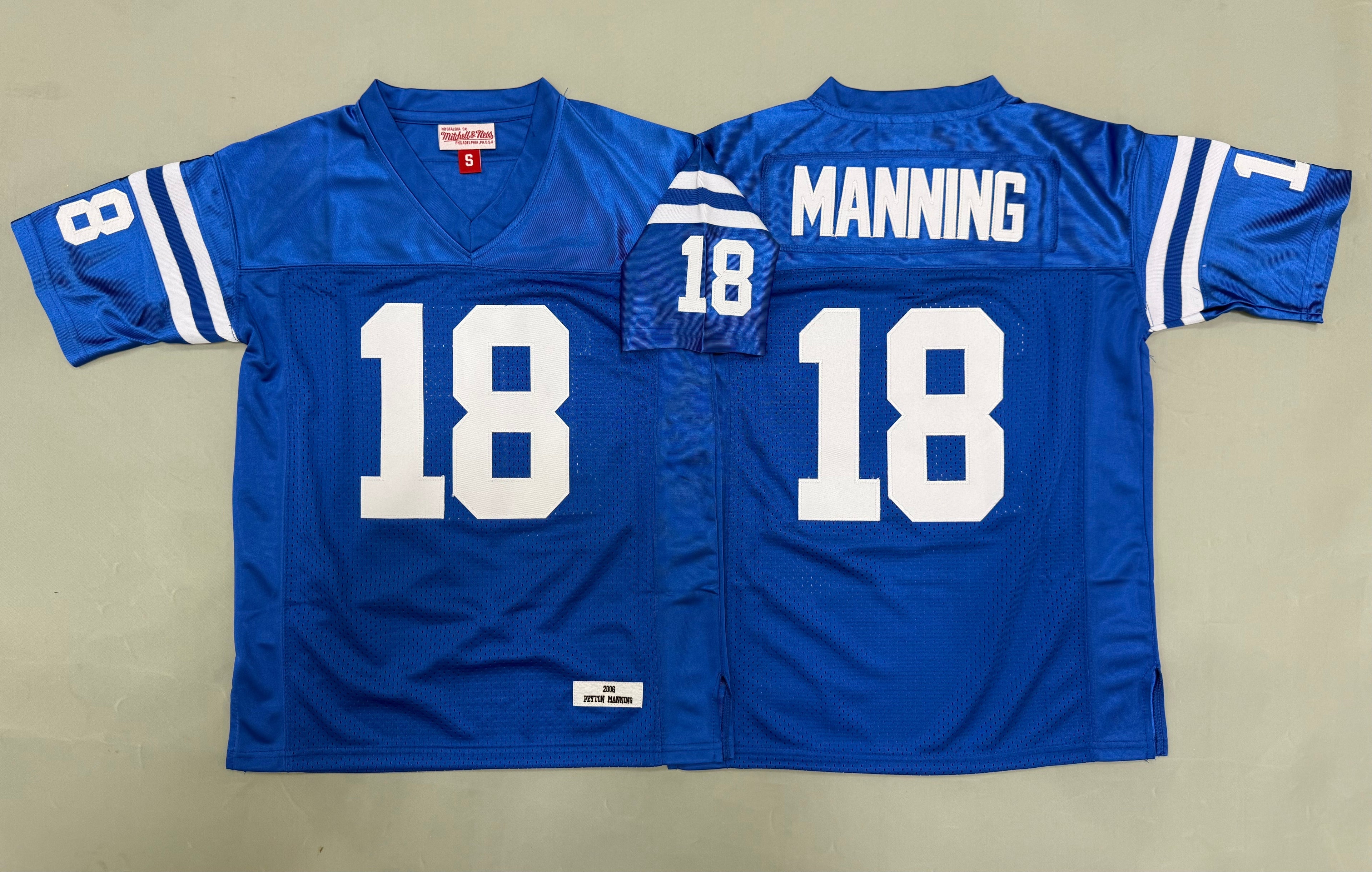 Youth Peyton Manning #18 Indianapolis Colts Vintage Throwback Jersey