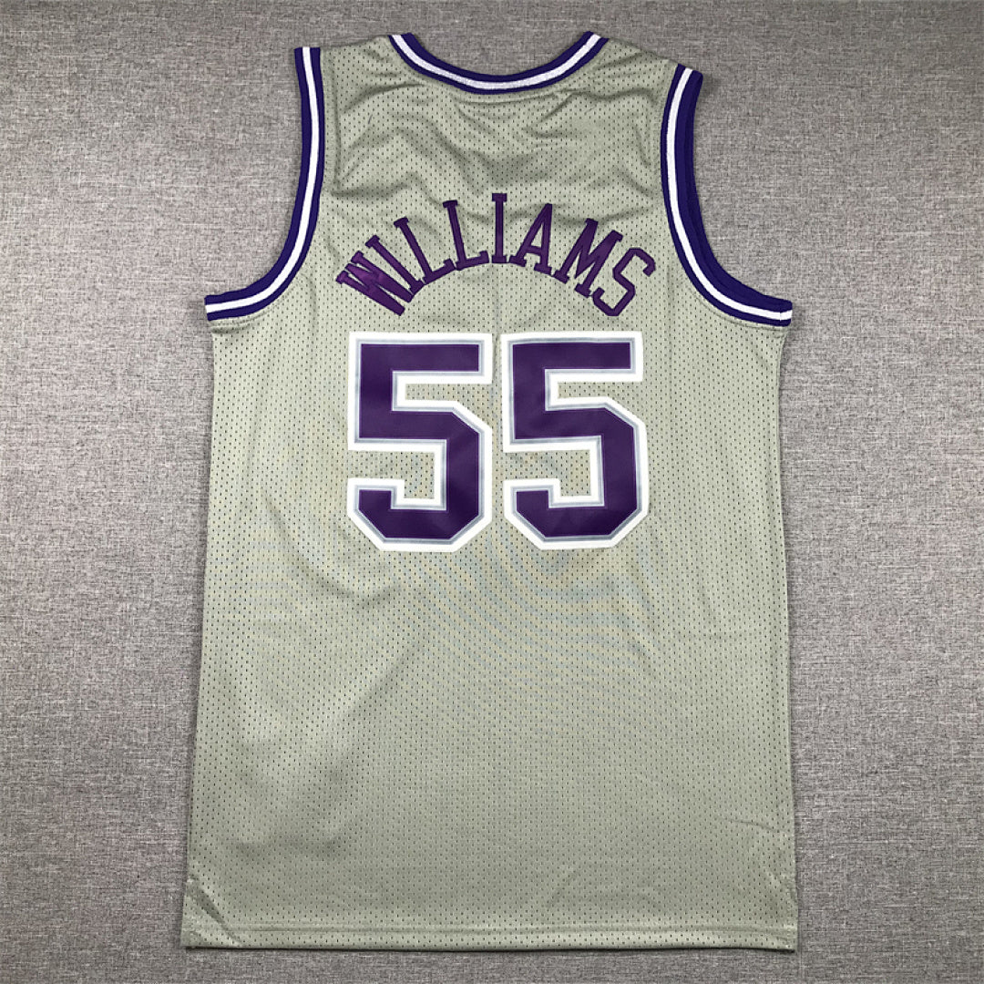 Jason Chandler Williams #55 Sacramento Kings 2000-01 Throwback Embroidered Jersey
