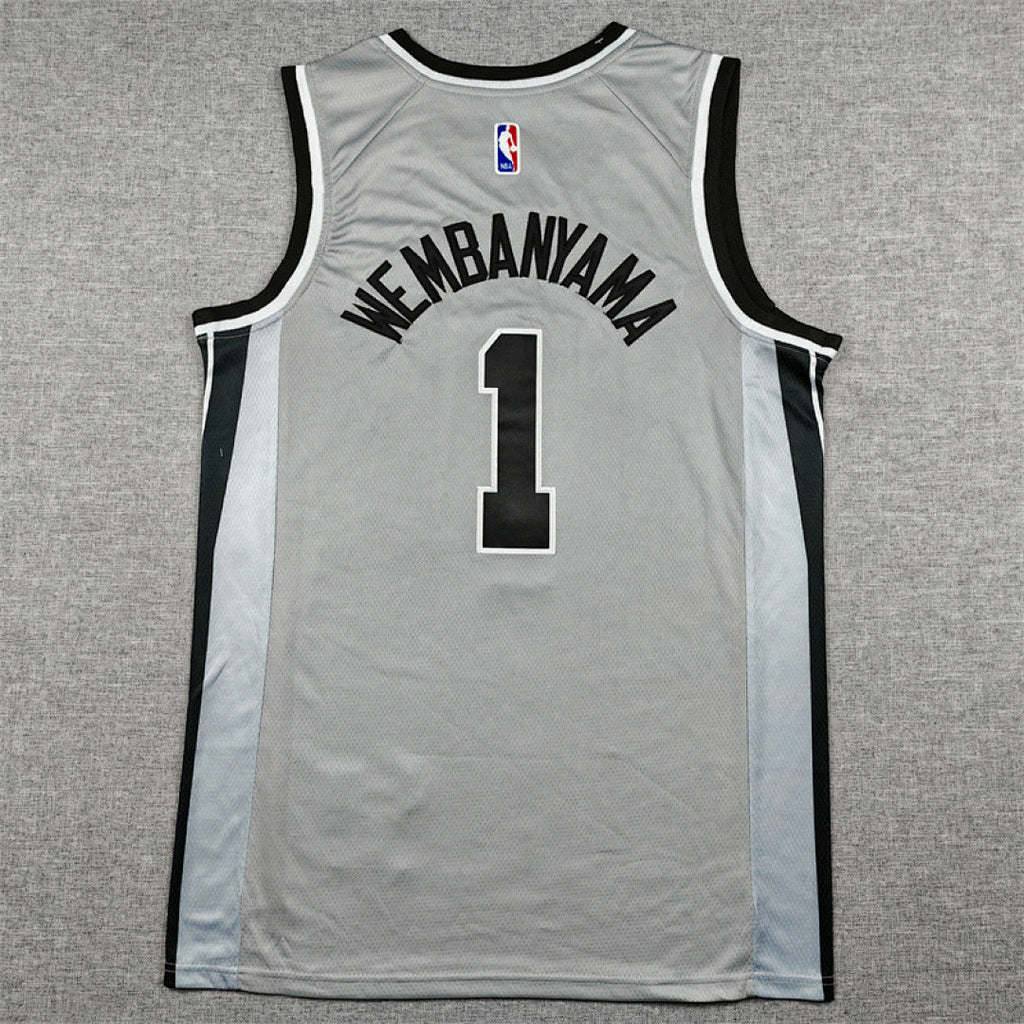 Victor Wembanyama #1 San Antonio Spurs City Edition Swingman Embroidered Jersey