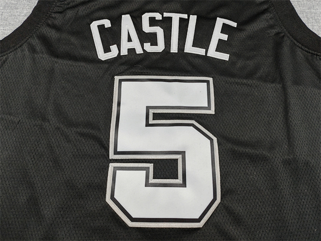 Stephon Castle #5 San Antonio Spurs 2026 City Edition Swingman Embroidered Jersey