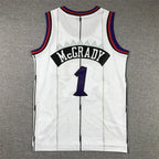 Youth Tracy McGrady Toronto Raptors #1 White 1998-99 Throwback Embroidered Jersey