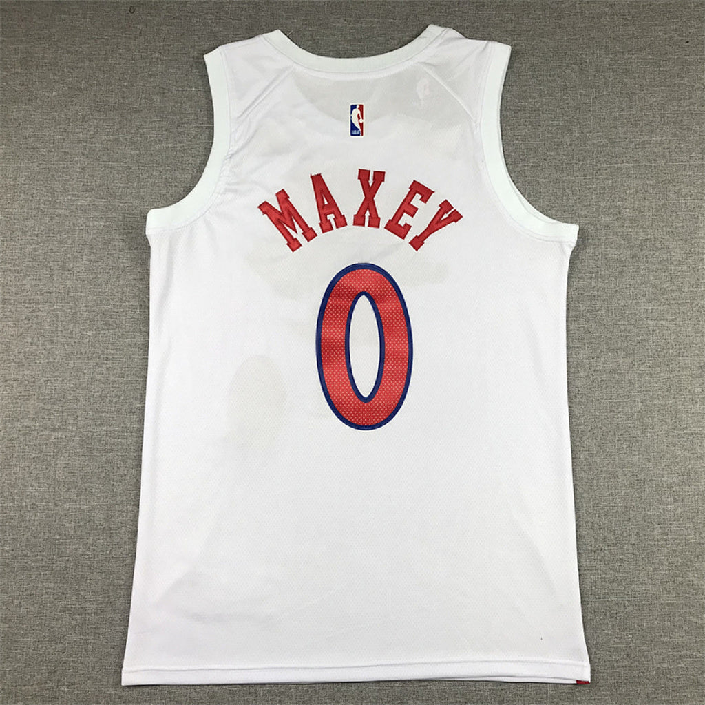 Tyrese Kendrid Maxey #0 Philadelphia 76ers City Edition Swingman Embroidered Jersey
