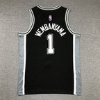 Youth Victor Wembanyama San Antonio Spurs #1 City Edition Swingman Embroidered Jersey