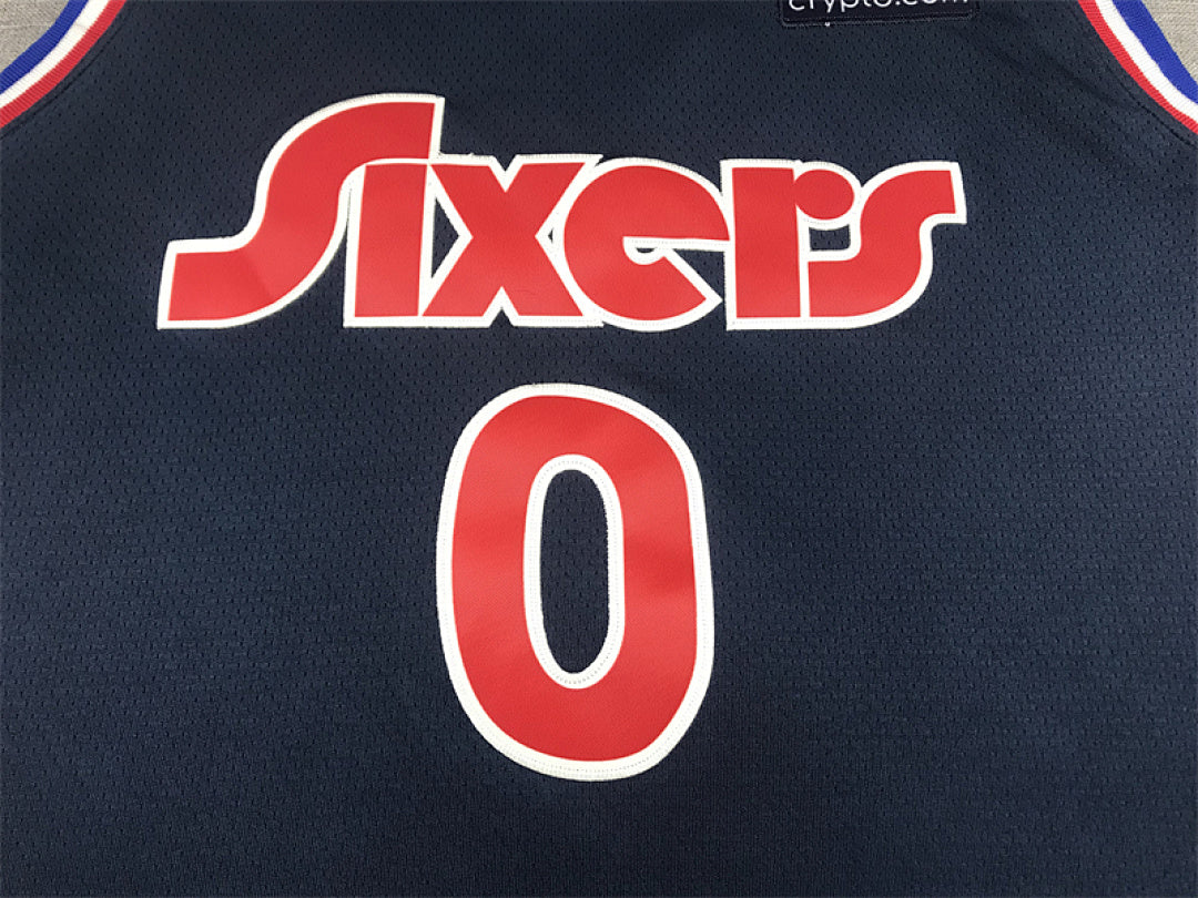 Tyrese Kendrid Maxey #0 Philadelphia 76ers  City Edition Swingman Embroidered Jersey