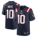 Drake Maye #10 New England Patriots Jersey