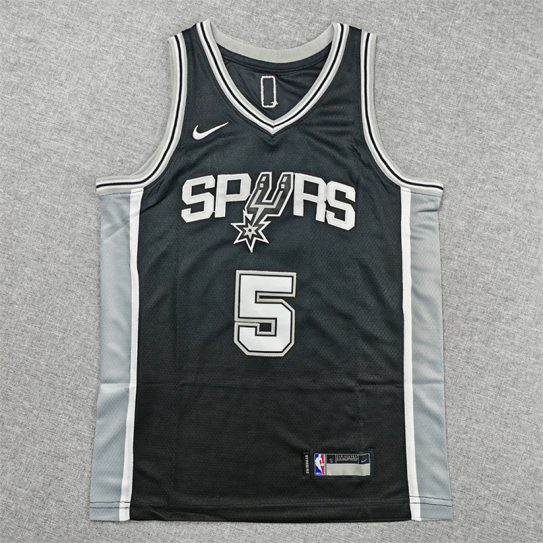 Youth Stephon Castle San Antonio Spurs #5 City Edition Swingman Embroidered Jersey