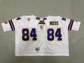 Youth Randy Moss #84 Minnesota Vikings White Vintage Throwback Jersey