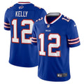 Jim Kelly #12 Buffalo Bills blue Jersey