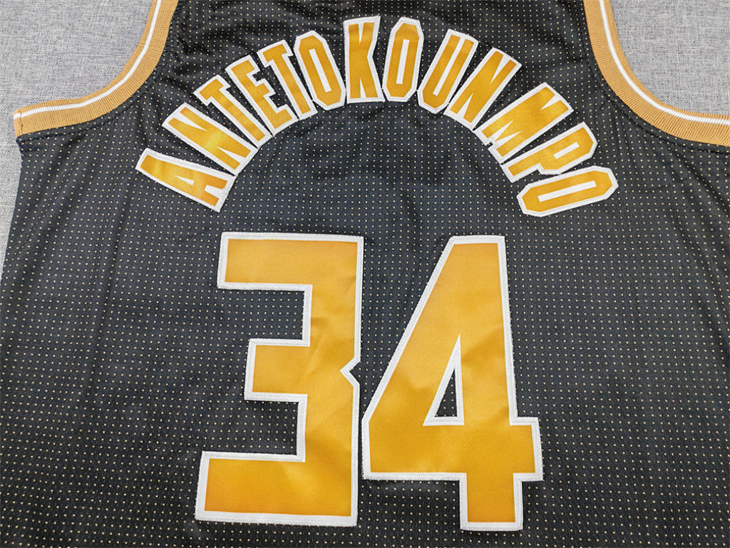 Giannis Antetokounmpo# 34 Milwaukee Bucks Select Edition  Embroidered Jersey