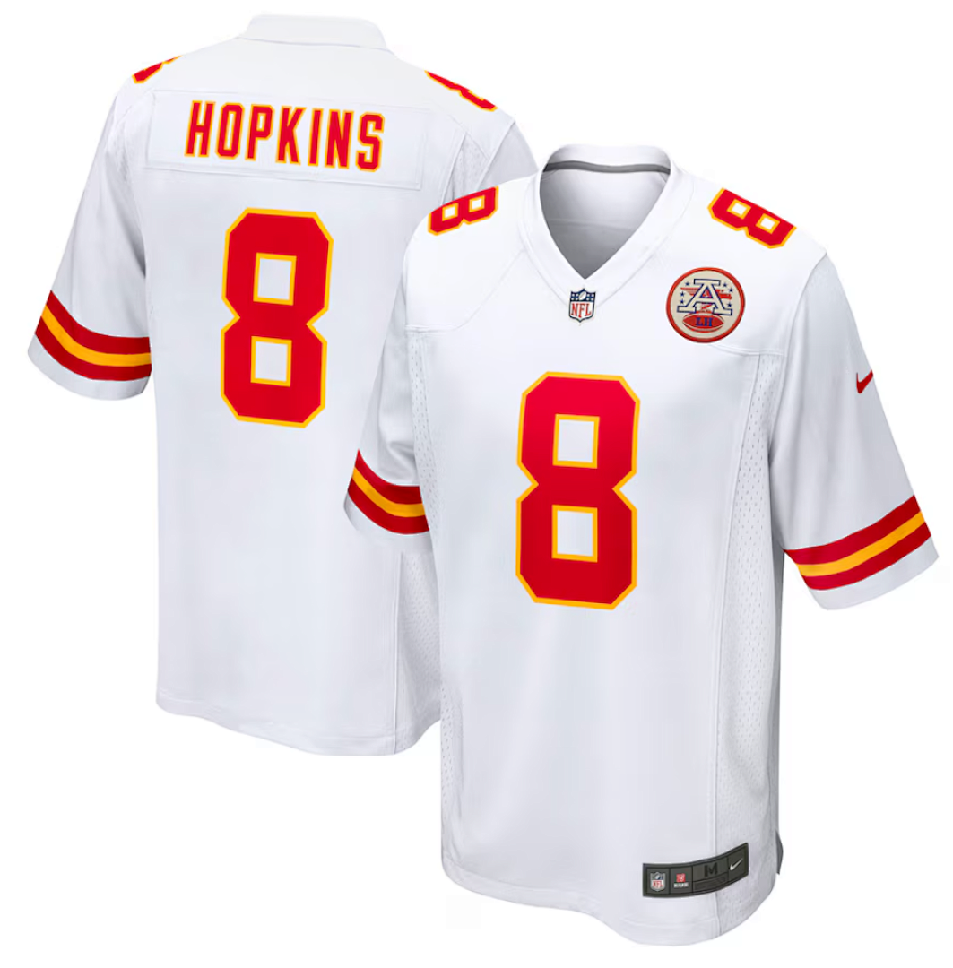 DeAndre Hopkins #8 Kansas City Chiefs Jersey