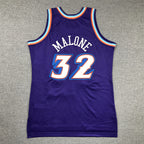 Youth Karl Malone Utah Jazz #32 1996-97 Throwback Embroidered Jersey