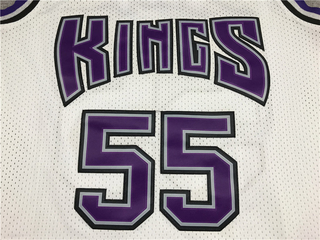 Jason Chandler Williams #55 Sacramento Kings 1998-99White Throwback Embroidered Jersey