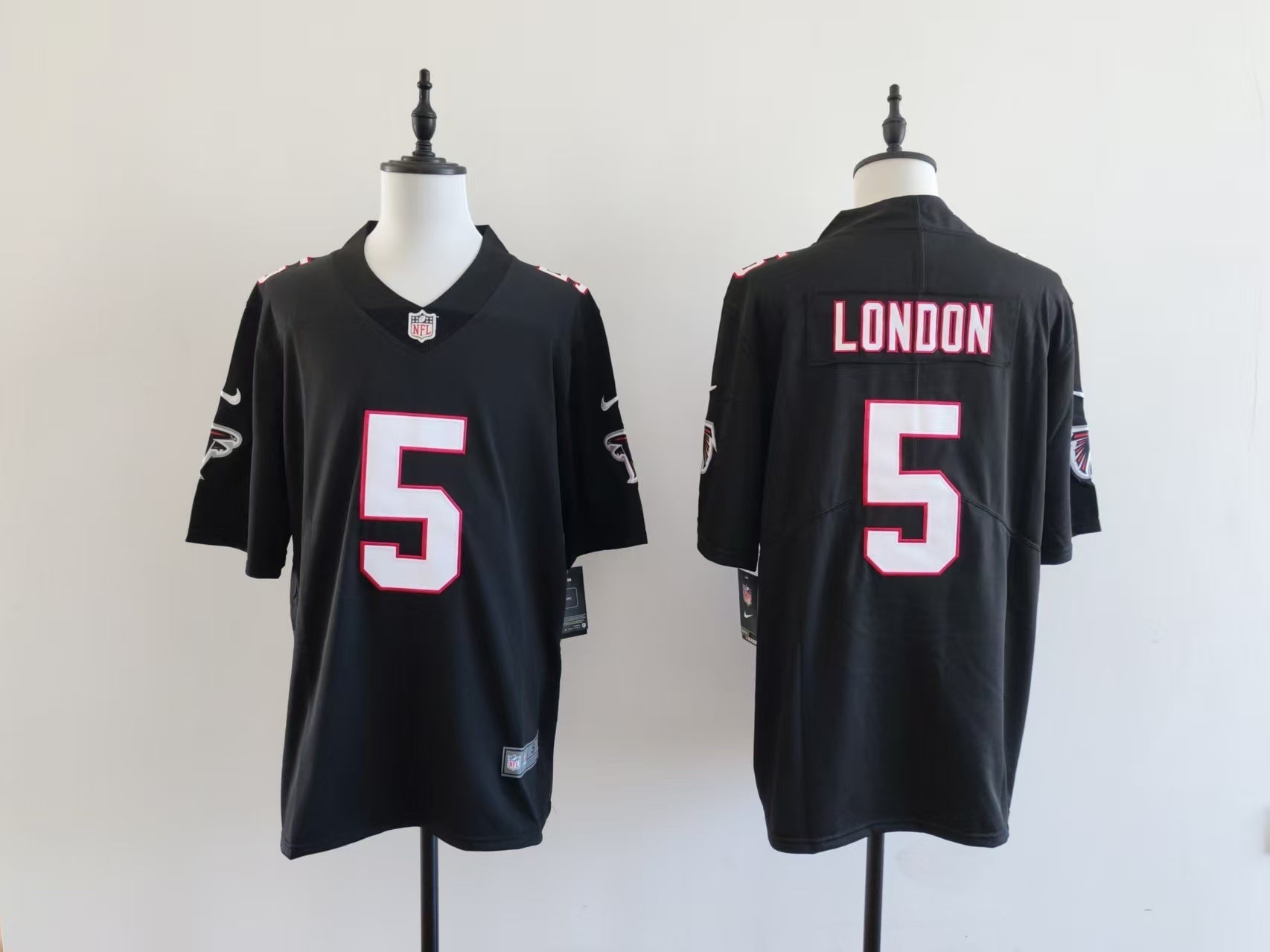Drake London Atlanta Falcons #5 black Jersey