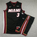 Miami Heat Dwyane Wade #3 City Edition Swingman Set ― Embroidered