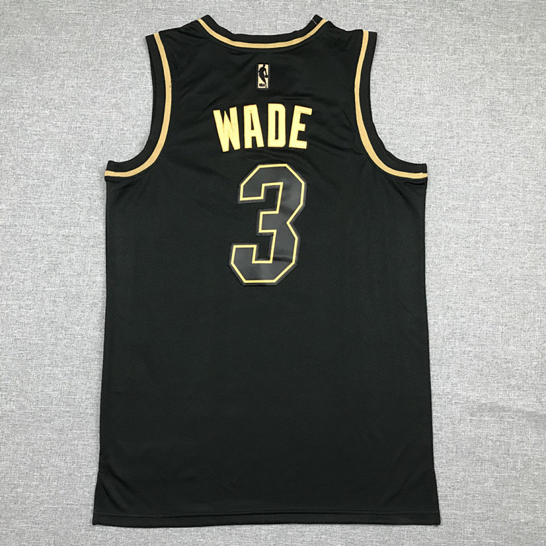 Dwyane Wade# 3 Miami Heat  City Edition Swingman Embroidered Jersey