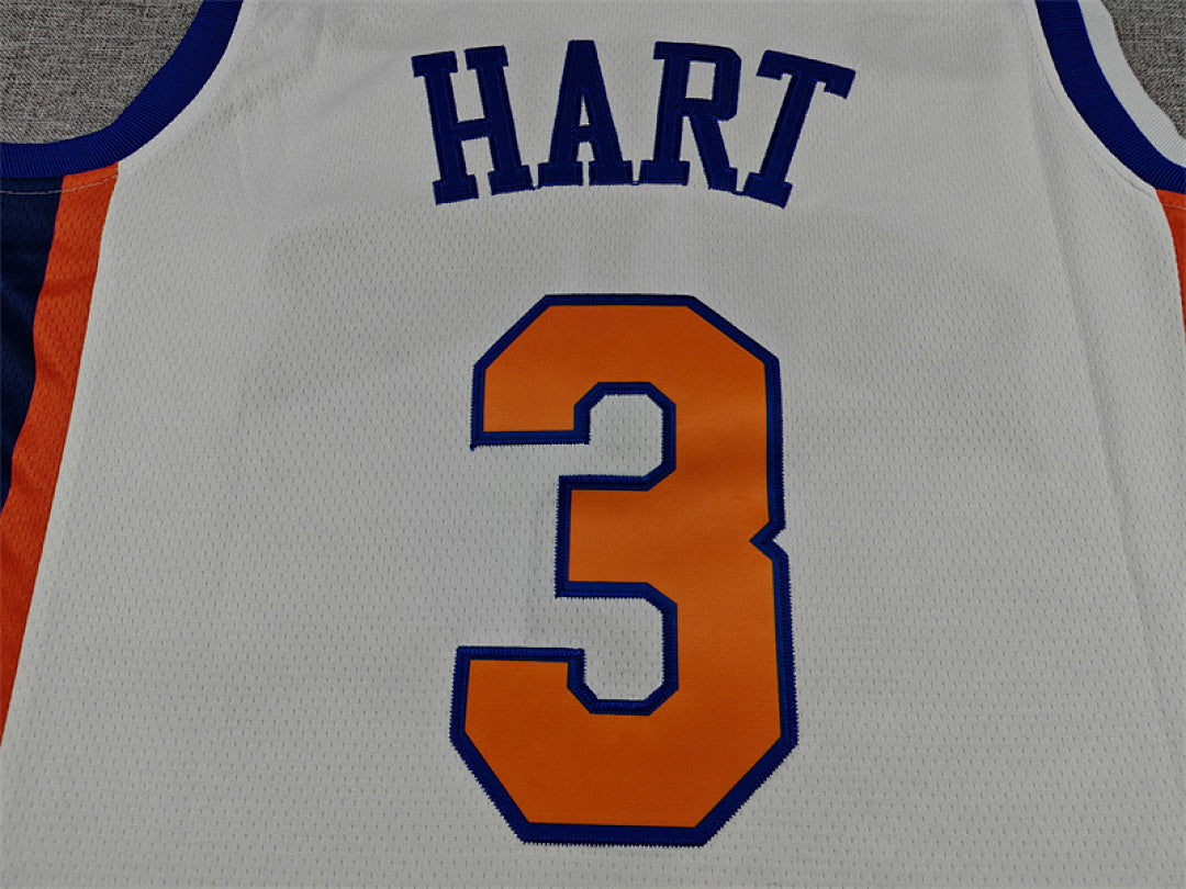 Josh Hart#3 New York Knicks 2026 White City Edition Swingman Embroidered Jersey