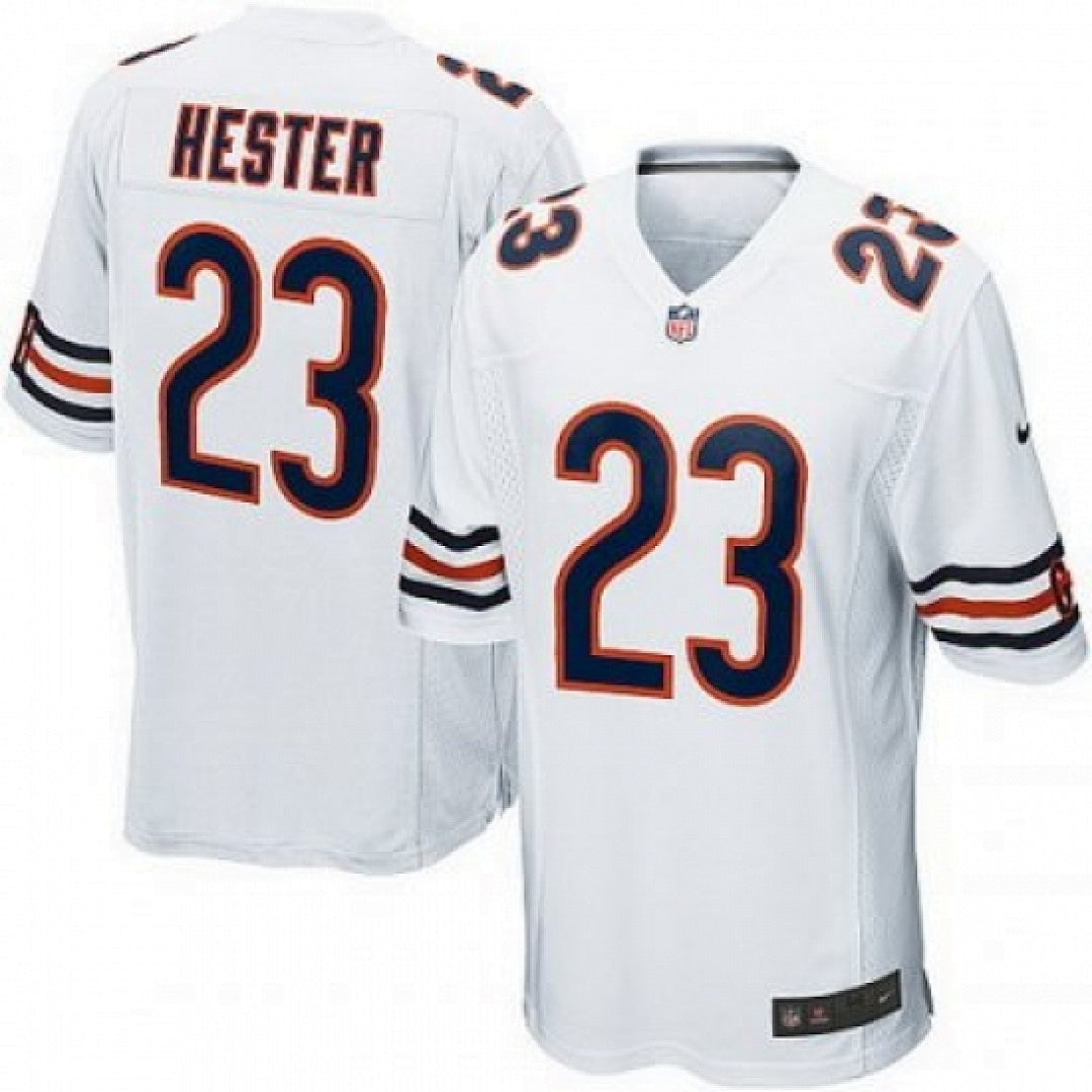 Devin Hester#23 Chicago Bears White Jersey