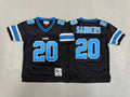 Youth Barry Sanders #20 Detroit Lions Black Vintage Throwback Jersey