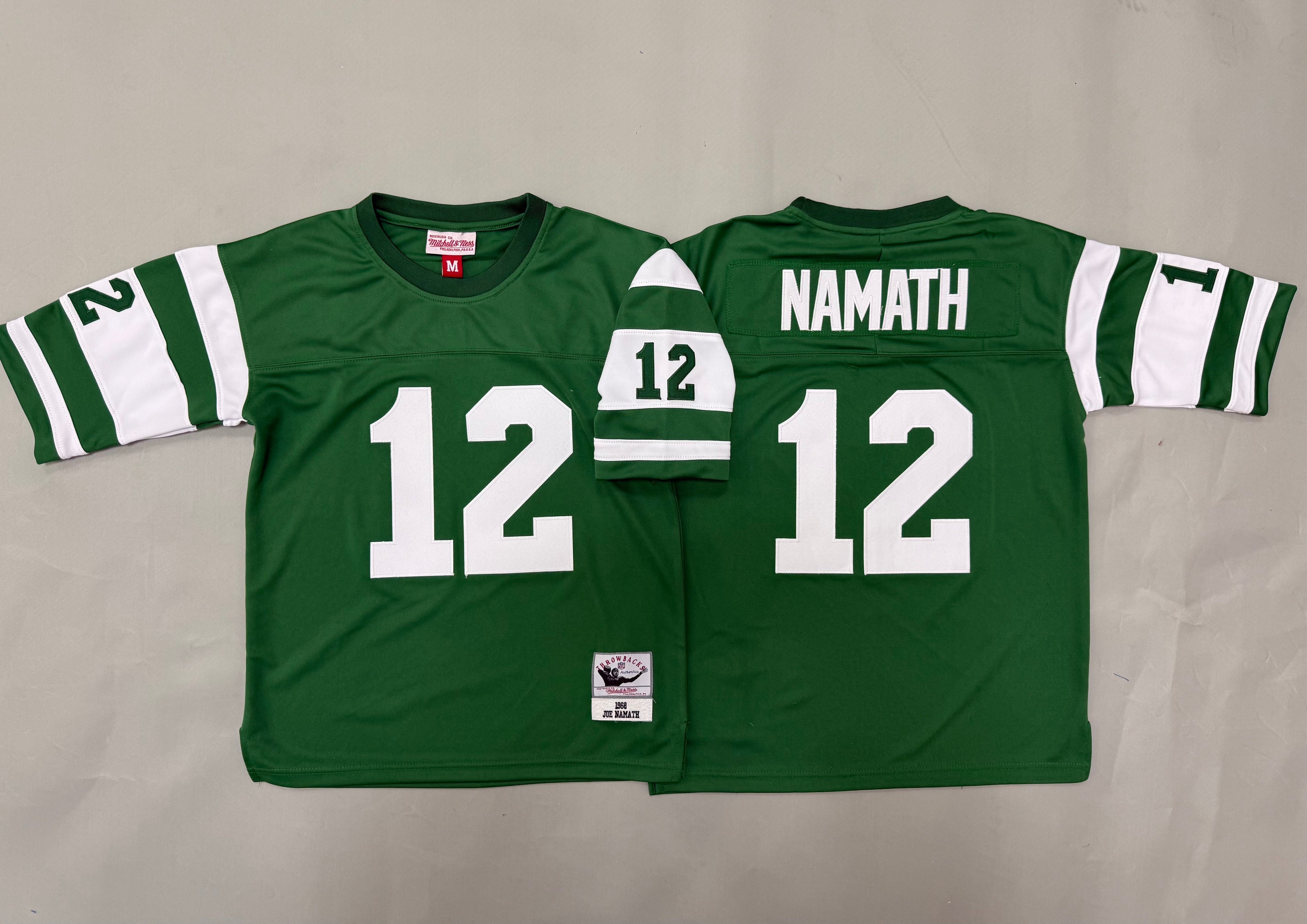 Youth Joe Namath #12 New York Jets Vintage Throwback Jersey