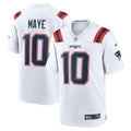 Drake Maye #10 New England Patriots Jersey