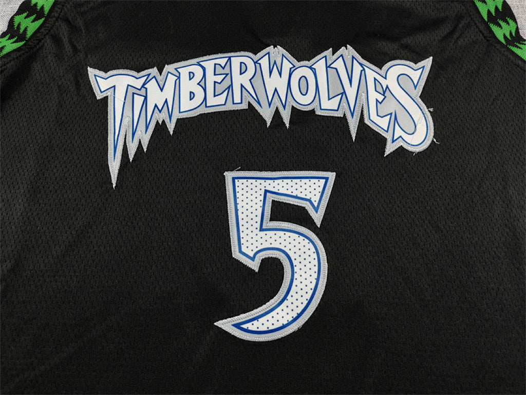 Anthony Edwards #5 Minnesota Timberwolves 2026 Black City Edition Swingman Embroidered Jersey