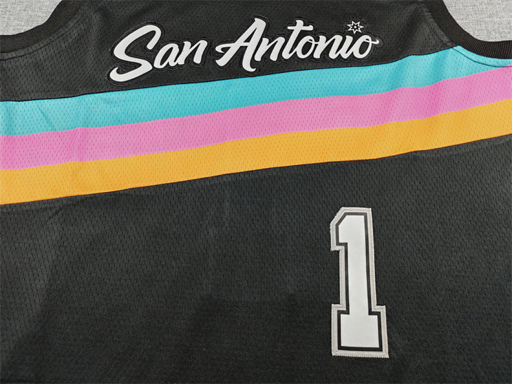 Victor Wembanyama #1 San Antonio Spurs 2026 City Edition Swingman Embroidered Jersey