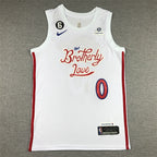 Tyrese Kendrid Maxey #0 Philadelphia 76ers City Edition Swingman Embroidered Jersey