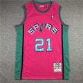 Tim Duncan #21 San Antonio Spurs 1998-99 Throwback Embroidered Jersey