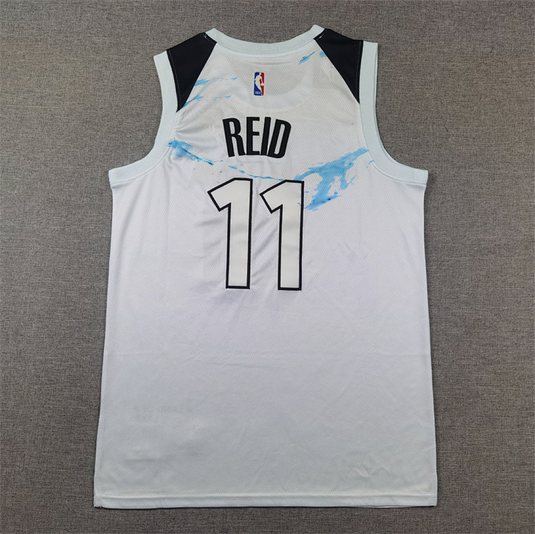 Naz Reid #11 Minnesota Timberwolves 2025 White City Edition Swingman Embroidered Jersey