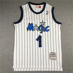 Anfernee Hardaway#1 Orlando Magic 1993-94 Hardaway White Edition  Embroidered Jersey