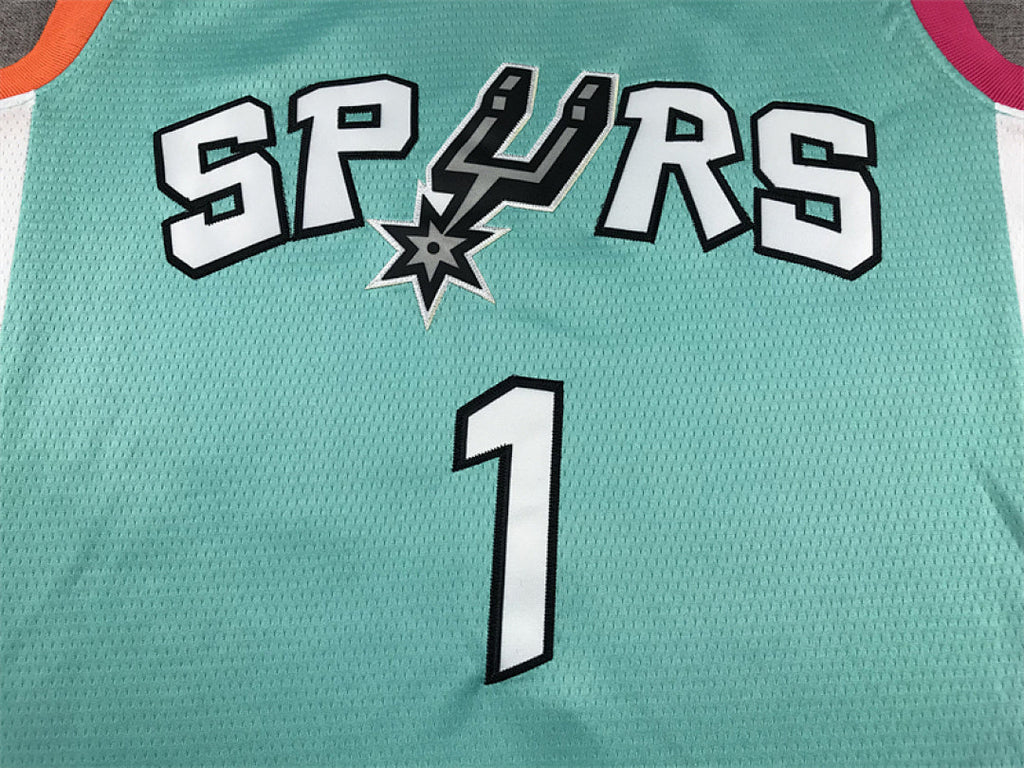 Victor Wembanyama #1 San Antonio Spurs 2023 City Edition Swingman Embroidered Jersey