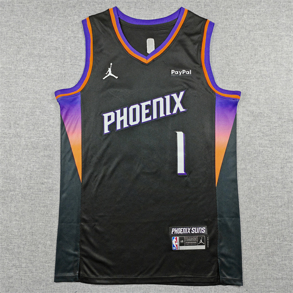 Devin Booker #1 Phoenix Suns  Black City Edition Swingman Embroidered Jersey