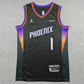 Devin Booker #1 Phoenix Suns  Black City Edition Swingman Embroidered Jersey