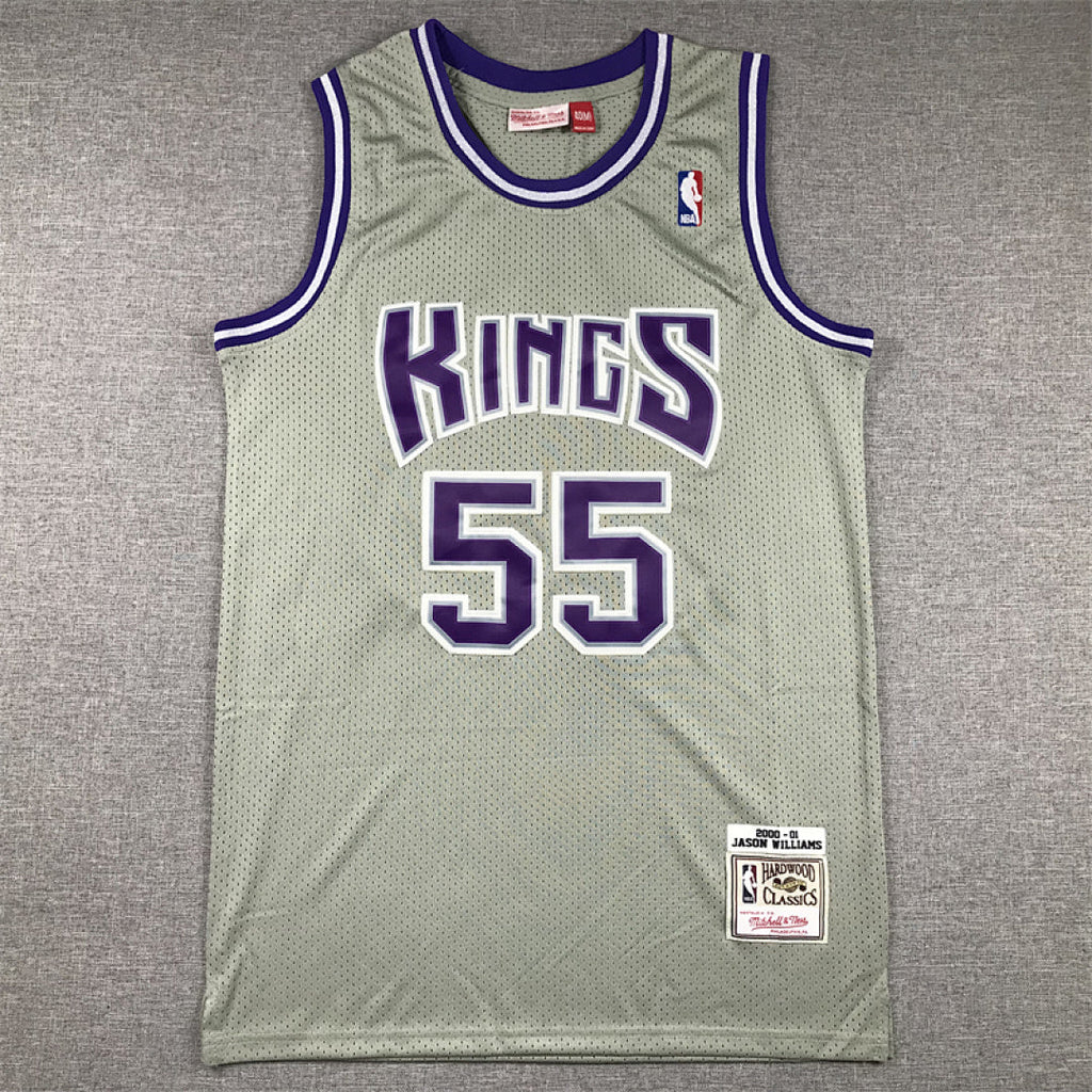 Jason Chandler Williams #55 Sacramento Kings 2000-01 Throwback Embroidered Jersey