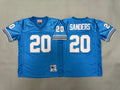 Youth Barry Sanders #20 Detroit Lions Blue Vintage Throwback Jersey
