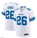 Jahmyr Gibbs #26 Detroit Lions White Jersey