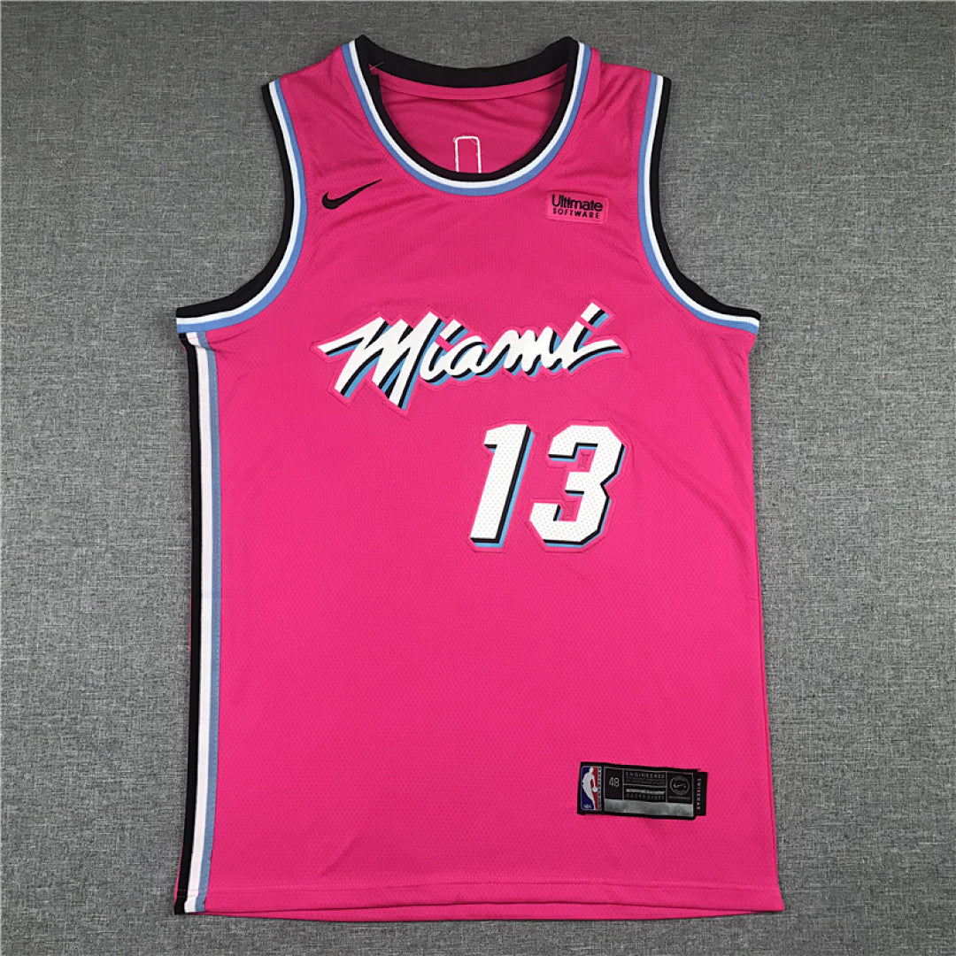 Bam Adebayo# 13 Miami Heat  City Edition Swingman Embroidered Jersey
